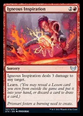Igneous Inspiration [Strixhaven: School of Mages]