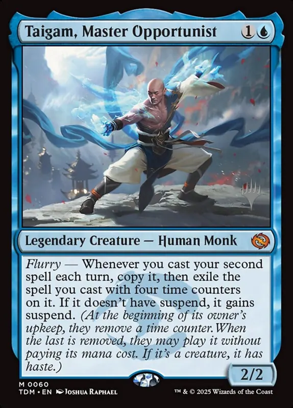 Taigam, Master Opportunist [Tarkir: Dragonstorm Promos]