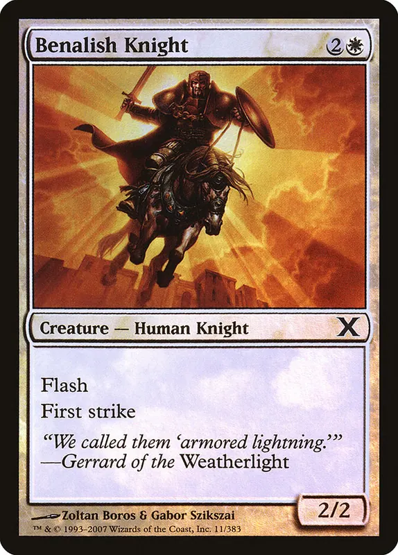 Benalish Knight [Tenth Edition]