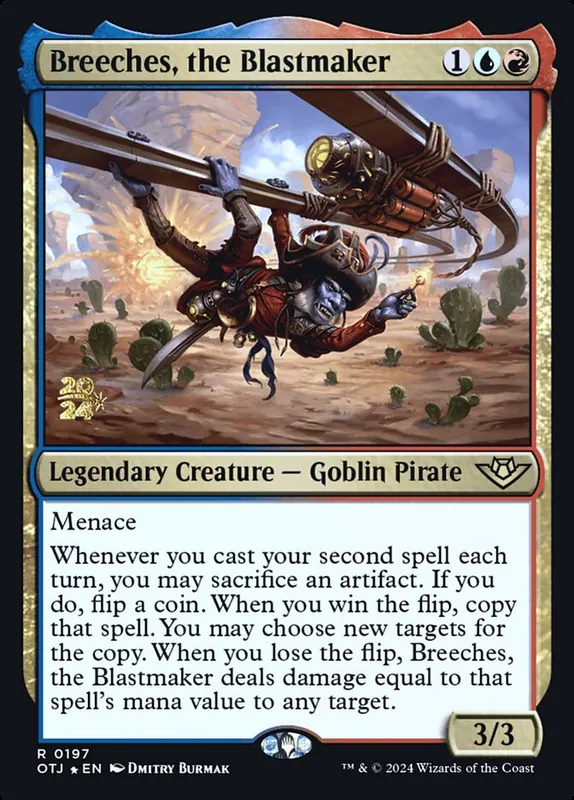 Breeches, the Blastmaker [Outlaws of Thunder Junction Promos]