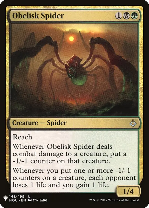 Obelisk Spider [The List]