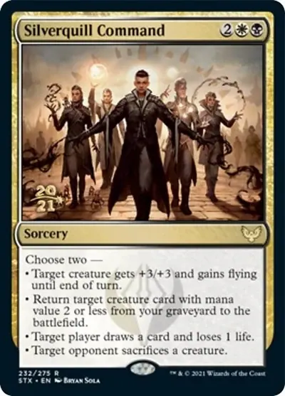 Silverquill Command - Español [Strixhaven: School of Mages Prerelease Promos]