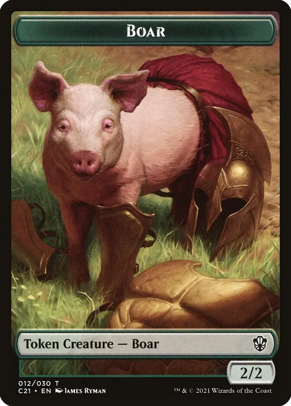Boar [Commander 2021 Tokens]