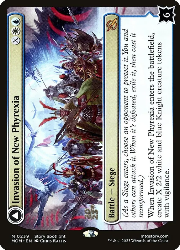 Invasion of New Phyrexia // Teferi Akosa of Zhalfir [March of the Machine Promos]