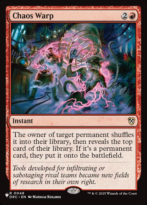 Chaos Warp [The List]