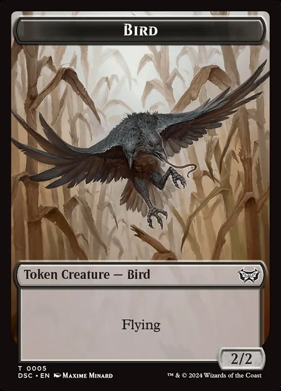 Bird [Duskmourn Commander Tokens]