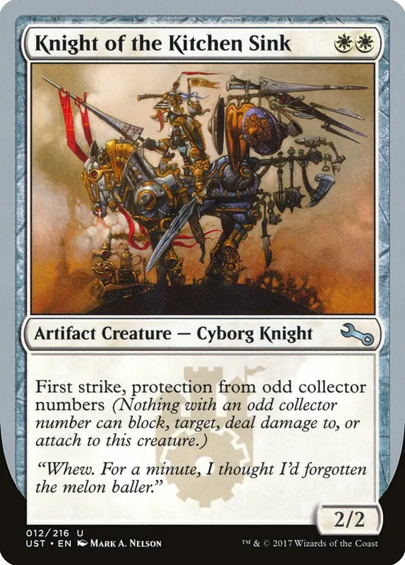 Knight of the Kitchen Sink [Unstable]