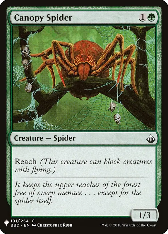 Canopy Spider [The List]