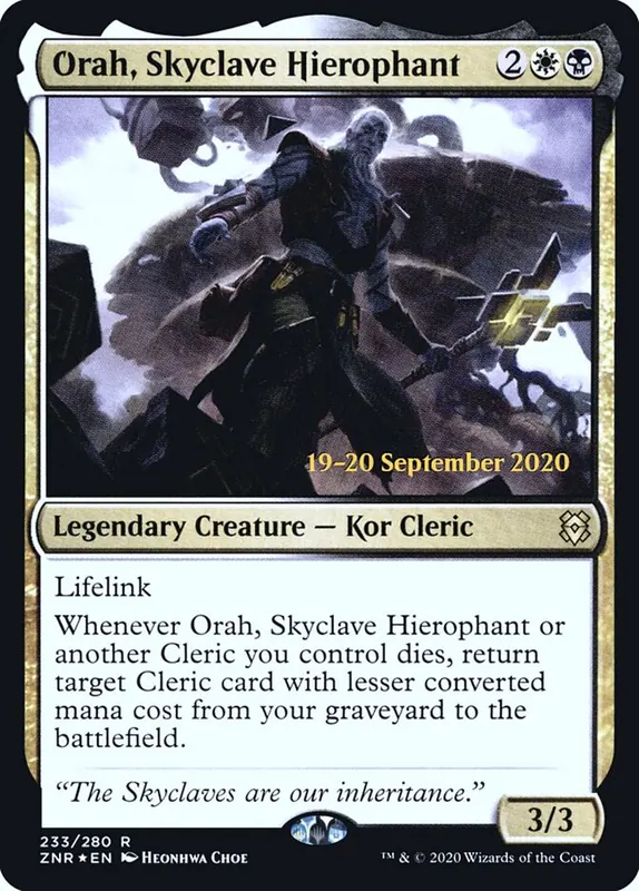 Orah, Skyclave Hierophant [Zendikar Rising Promos]