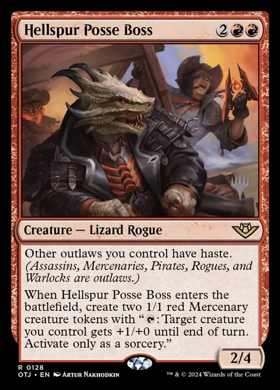 Hellspur Posse Boss [Outlaws of Thunder Junction Promos]