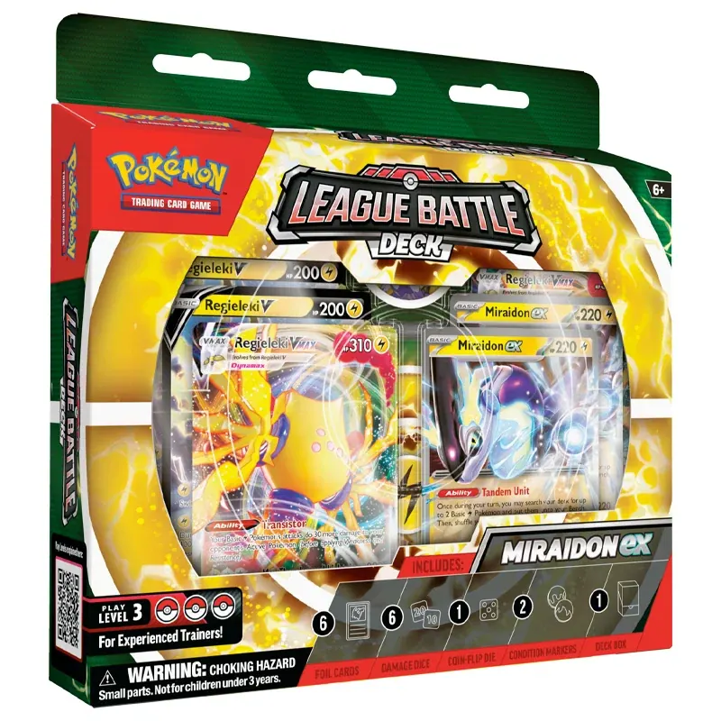 Pokémon Miraidon ex League Battle Deck - Ingles