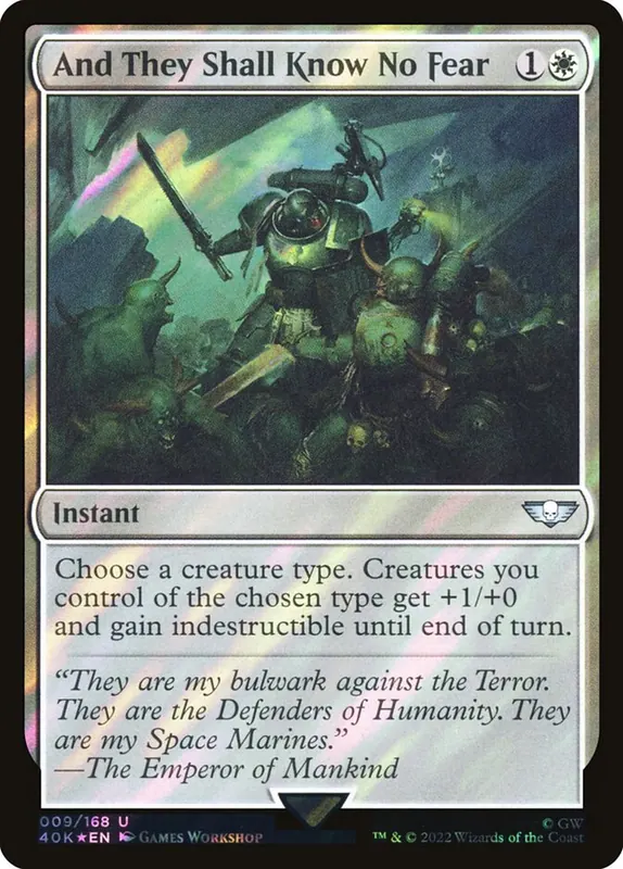 And They Shall Know No Fear [Warhammer 40,000 Commander]