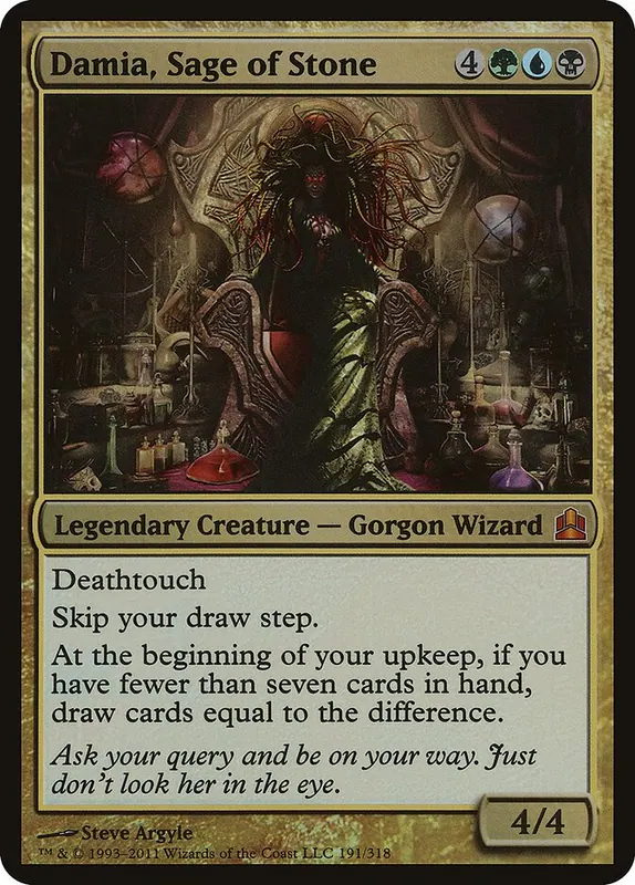 Damia, Sage of Stone [Commander 2011 Oversized]