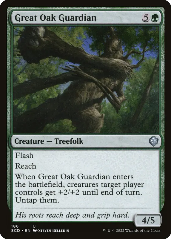 Great Oak Guardian [Starter Commander Decks]