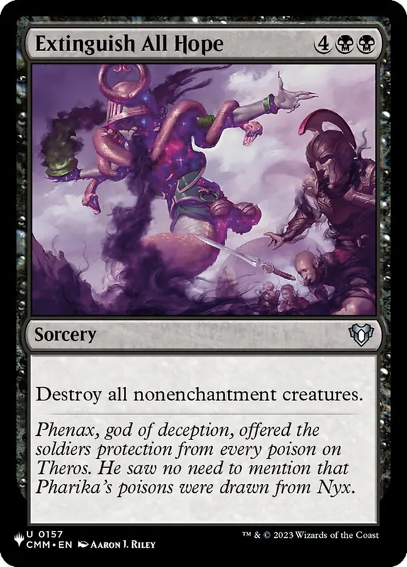 Extinguish All Hope [The List]