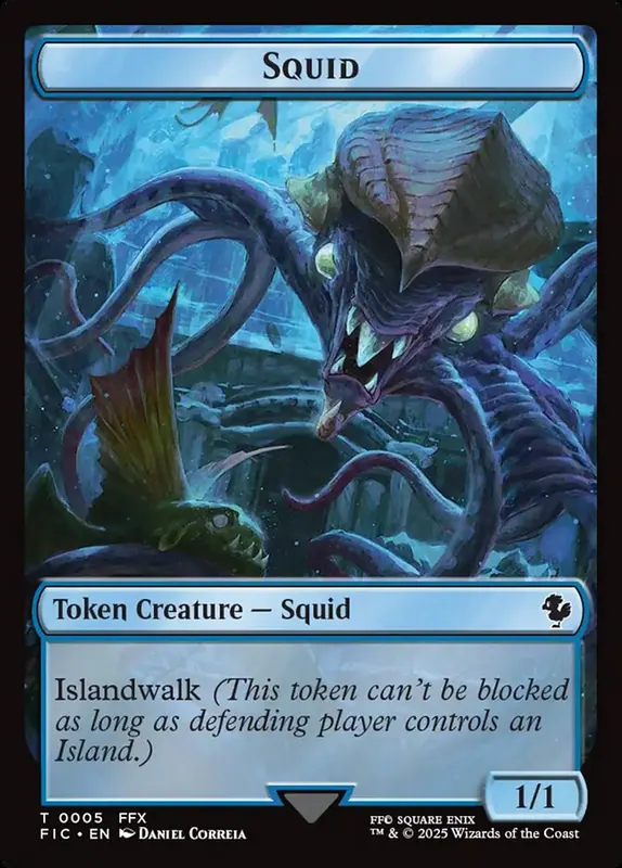 Squid [Final Fantasy Commander Tokens]