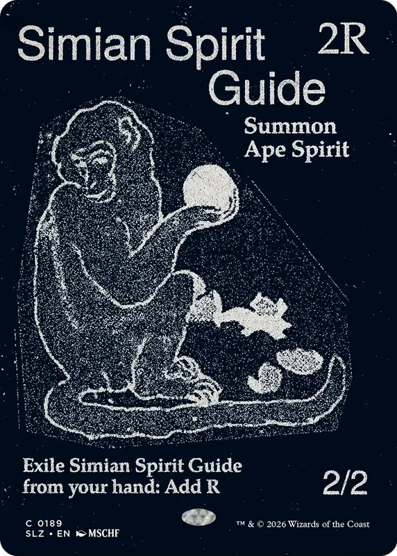 Simian Spirit Guide (0189) [Secret Lair x MSCHF: The Zeta Set]