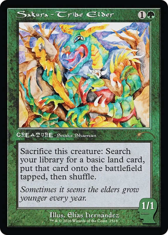 Sakura-Tribe Elder (2518) [Secret Lair Drop Series]