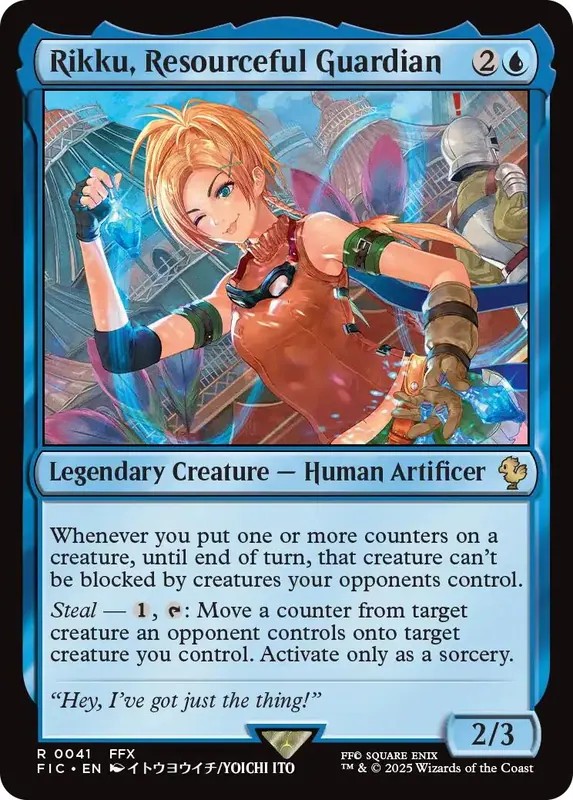 Rikku, Resourceful Guardian (Surge Foil) [FINAL FANTASY Commander]