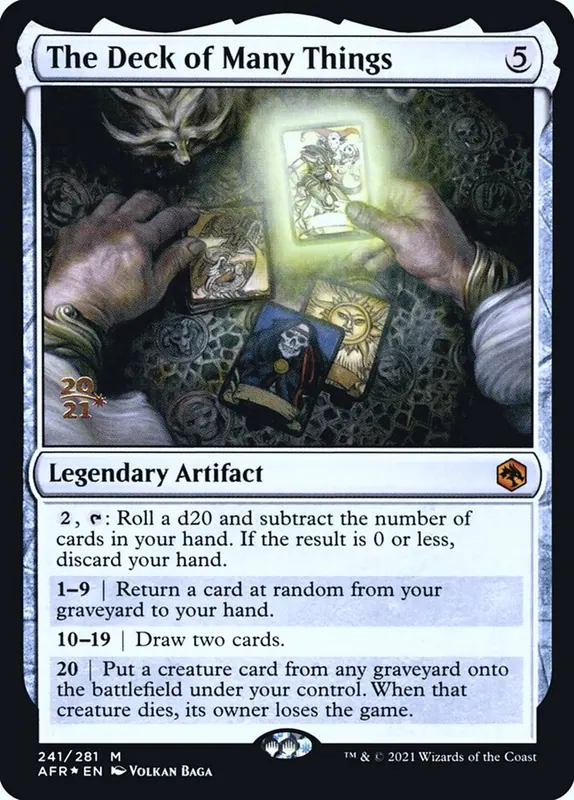The Deck of Many Things [Adventures in the Forgotten Realms Promos]