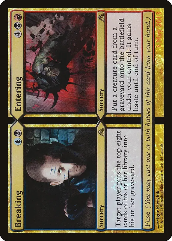 Breaking // Entering (Launch) [Dragon's Maze Promos]