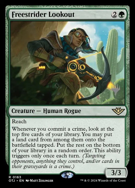 Freestrider Lookout [Outlaws of Thunder Junction Promos]