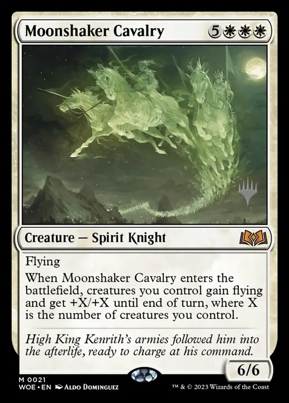 Moonshaker Cavalry [Wilds of Eldraine Promos]
