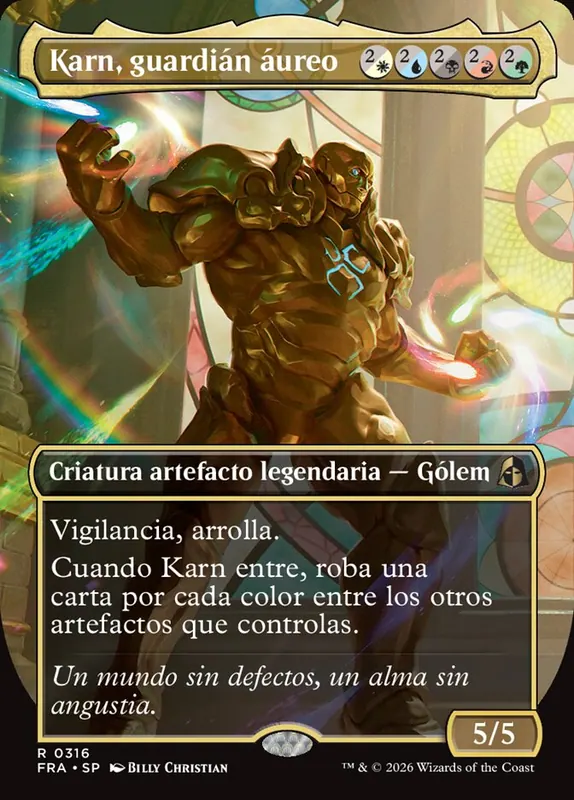 Karn, Gilded Guardian [Reality Fracture] - Español