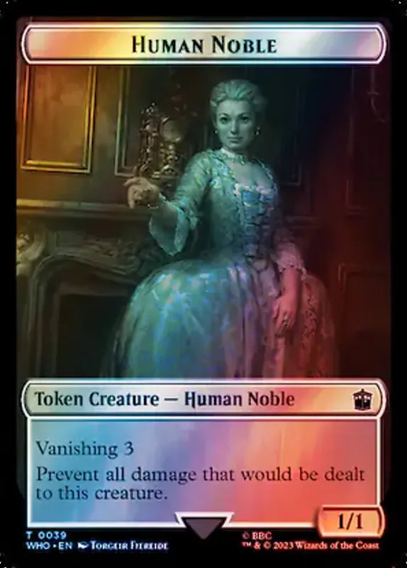 Human Noble [Doctor Who Tokens]