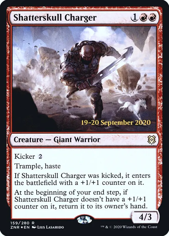 Shatterskull Charger [Zendikar Rising Promos]