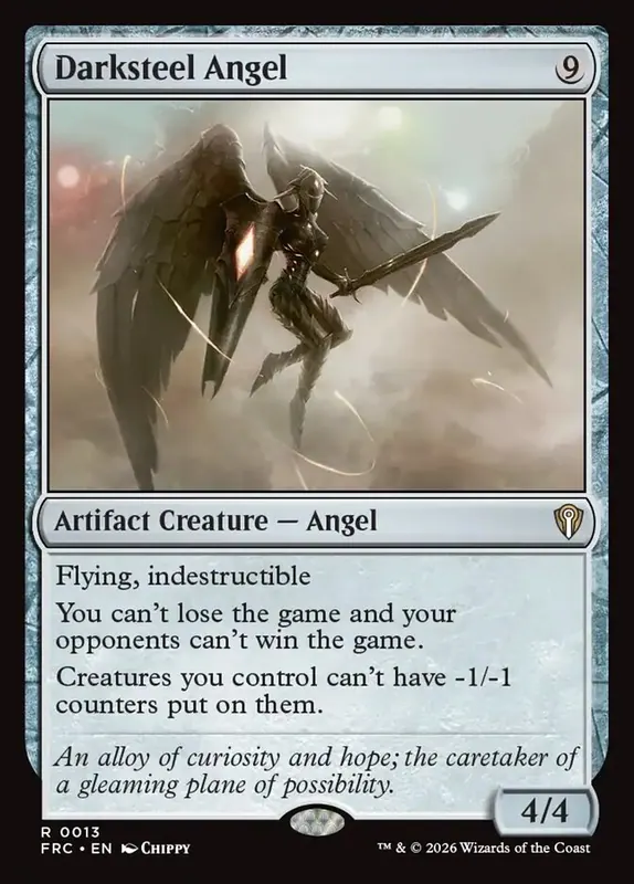 Darksteel Angel [Reality Fracture Commander]