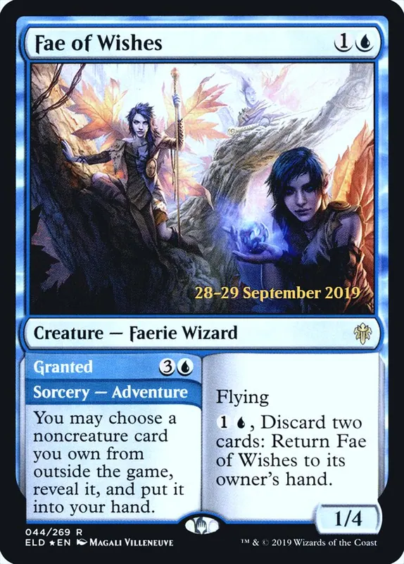 Fae of Wishes // Granted [Throne of Eldraine Promos]