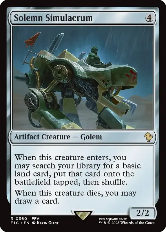 Solemn Simulacrum [FINAL FANTASY Commander]
