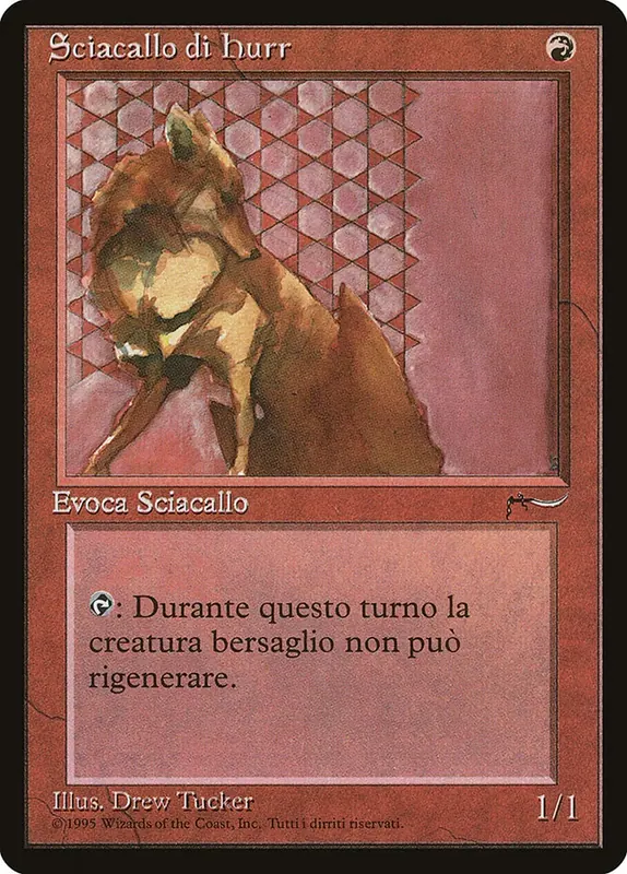Hurr Jackal (Italian) - "Sciacallo di hurr" [Rinascimento]