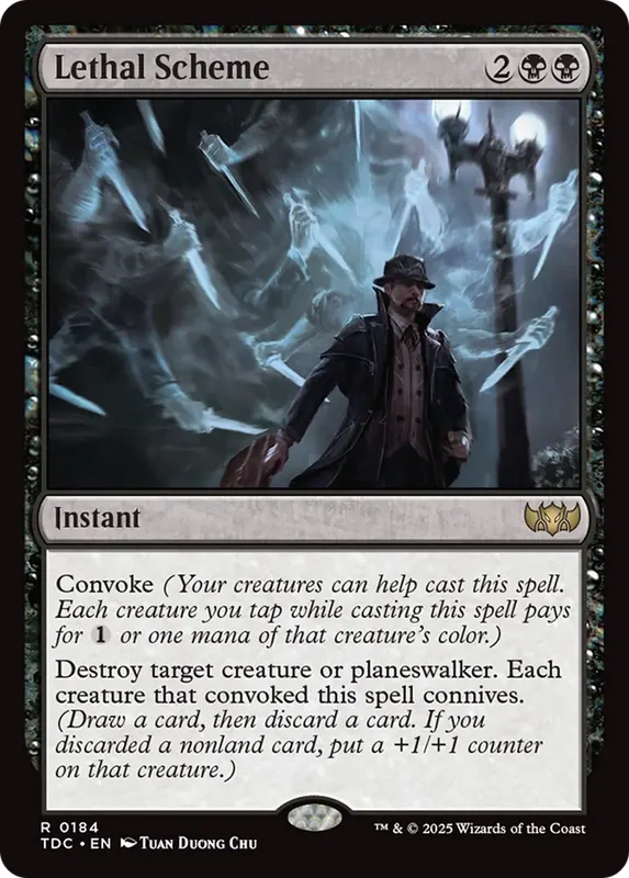 Lethal Scheme [Tarkir: Dragonstorm Commander]