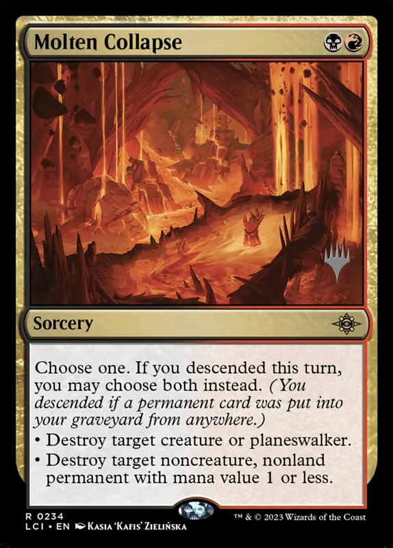 Molten Collapse [The Lost Caverns of Ixalan Promos]