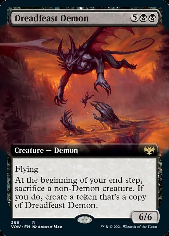 Dreadfeast Demon (Extended Art) [Innistrad: Crimson Vow]
