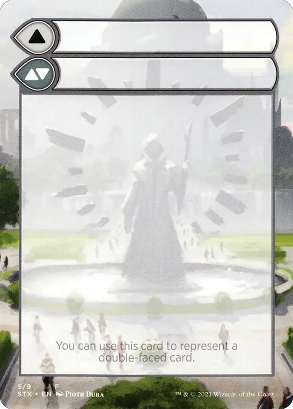 Double-Faced Substitute Card [Strixhaven: School of Mages Substitute Cards]