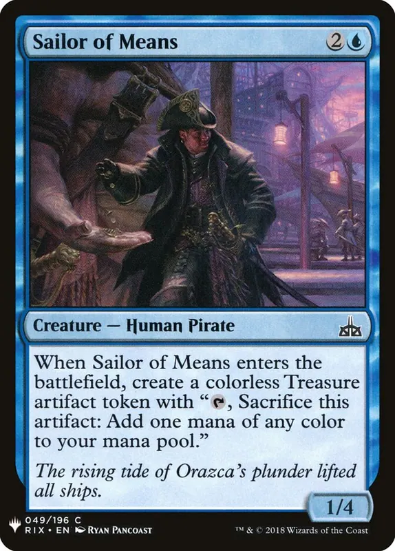 Sailor of Means [The List]