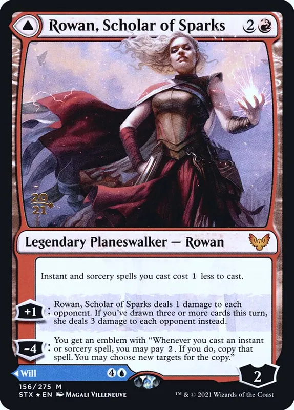 Rowan, Scholar of Sparks // Will, Scholar of Frost [Strixhaven: School of Mages Promos]