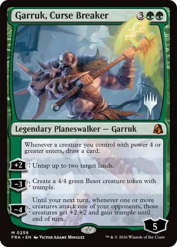 Garruk, Curse Breaker [Reality Fracture Promos]
