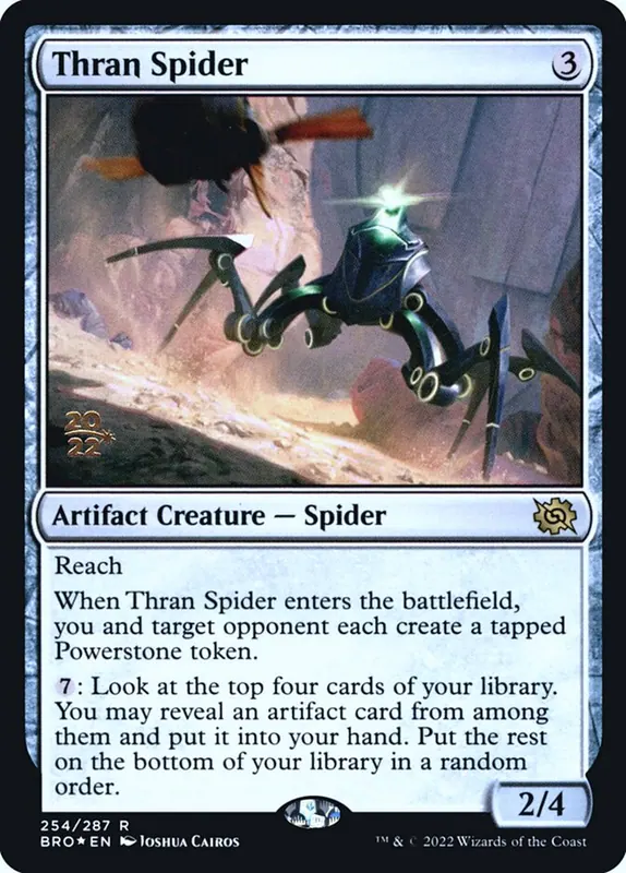 Thran Spider [The Brothers' War Promos]