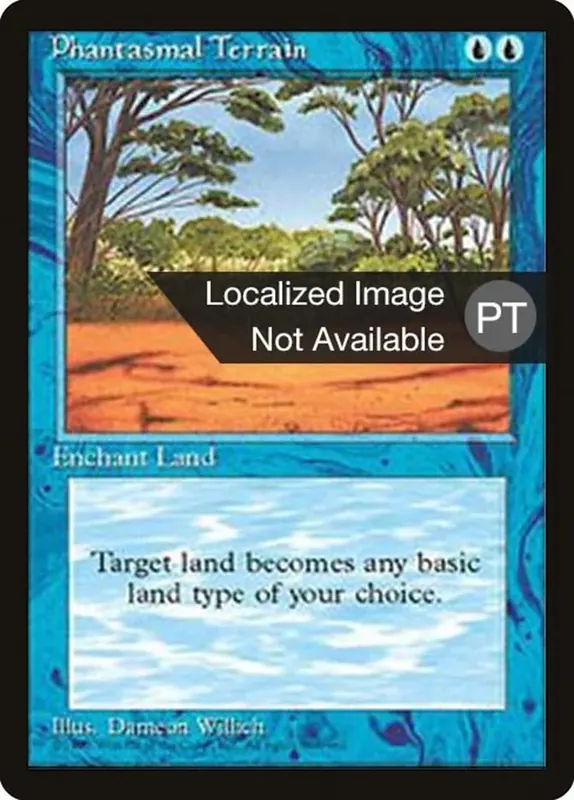Phantasmal Terrain [Fourth Edition (Foreign Black Border)]
