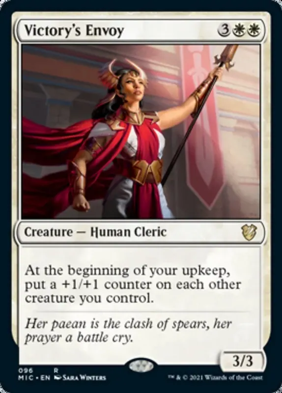 Victory's Envoy - Español [Innistrad: Midnight Hunt Commander]