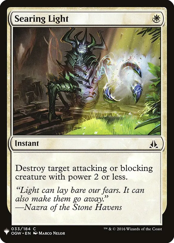 Searing Light [The List]
