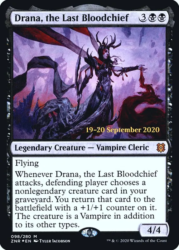 Drana, the Last Bloodchief [Zendikar Rising Promos]