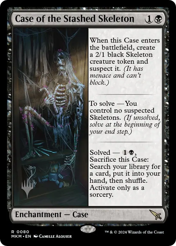 Case of the Stashed Skeleton (Promo Pack) [Murders at Karlov Manor Promos] - Español