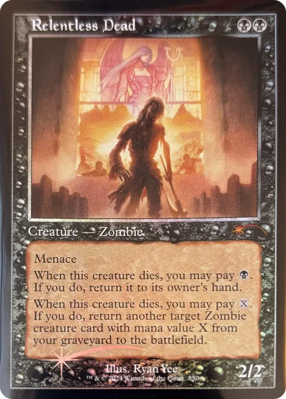 Relentless Dead (Retro Frame) [Secret Lair Drop Series]