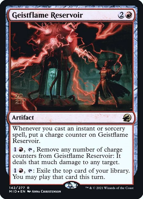 Geistflame Reservoir [Innistrad: Midnight Hunt Promos]