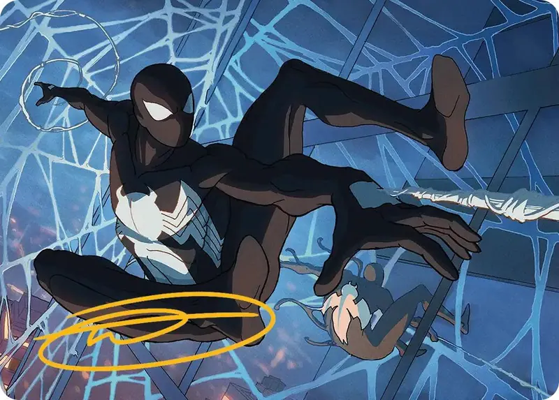 Symbiote Spider-Man Art Card (Gold-Stamped Signature) [Marvel's Spider-Man Art Series]